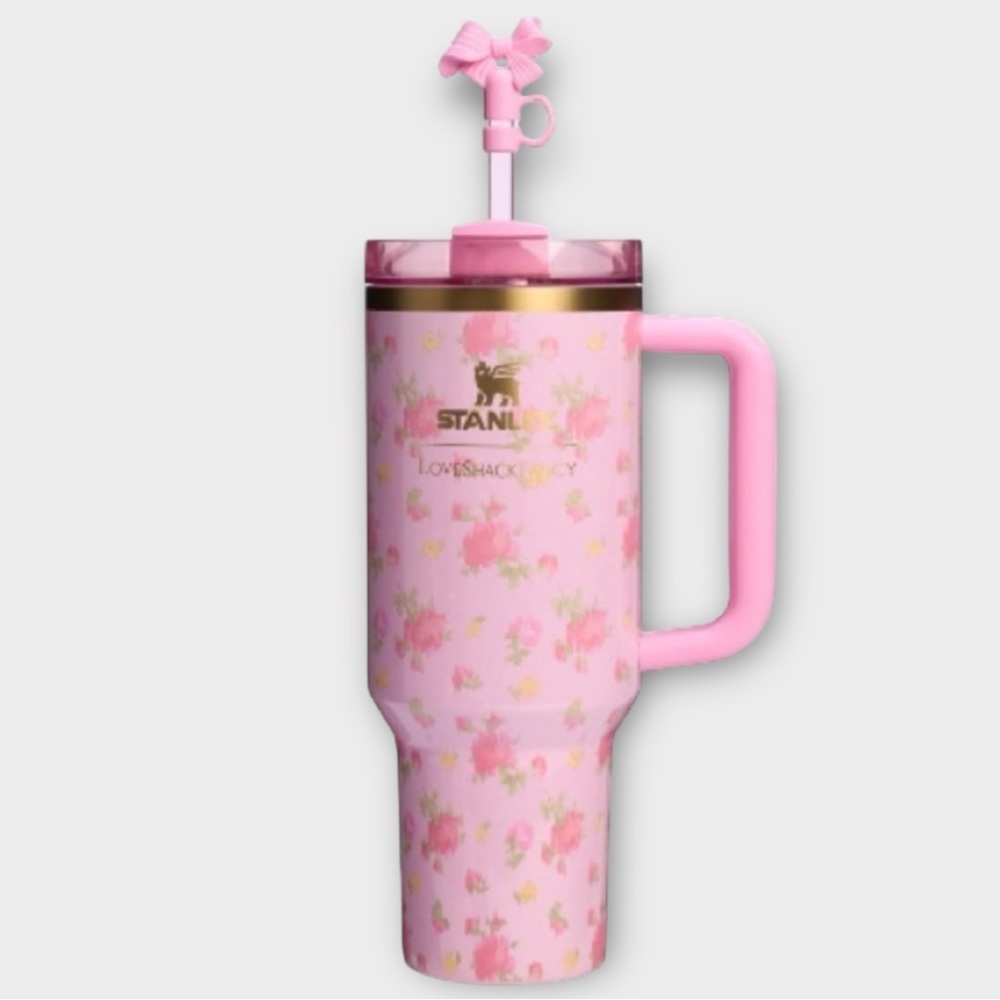 ✅ New Stanley 40oz Tumblr in Ibiza Sunset by Love Shack Fancy🌷🌸🌷